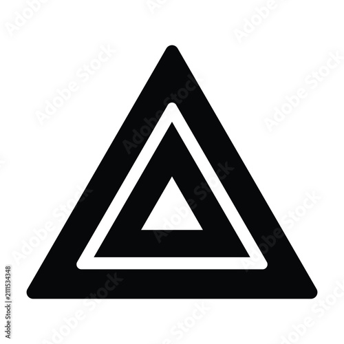 Hazard Warning Triangle Icon