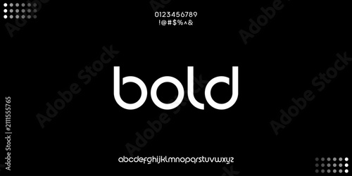 Photography Minimalist tech typeface featuring the word bold.