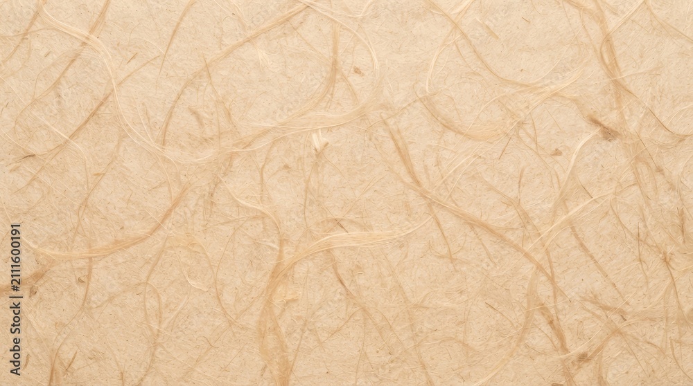 Fototapeta premium Natural beige fibrous paper texture background