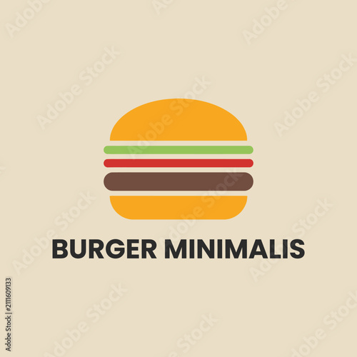 A simple flat vector illustration of a classic sandwich on a light background