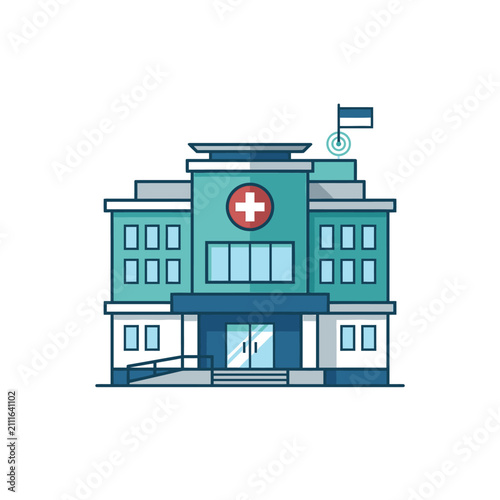 Medical Building Hospital Architecture Design.