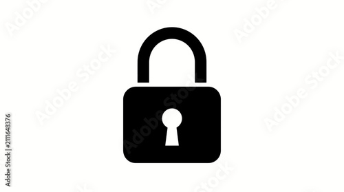 Padlock Security Vector Illustration for Protection and Privacy