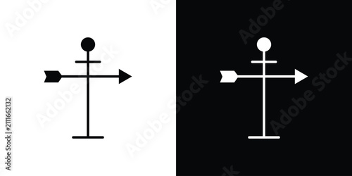 Bild auf Leinwand Veleta icon minimal logo collection