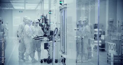 High Tech Company Engineers Collaboration 8K