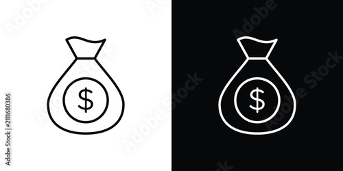 Fixed deposit icon simple illustrations collection