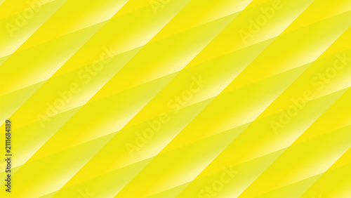 Abstract Yellow and Lime Green Geometric Diamond Pattern Background
