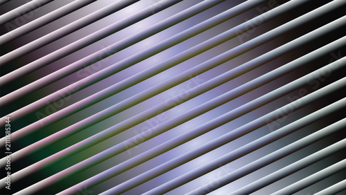 Abstract Metallic Purple and Silver Diagonal Geometric Slats Background