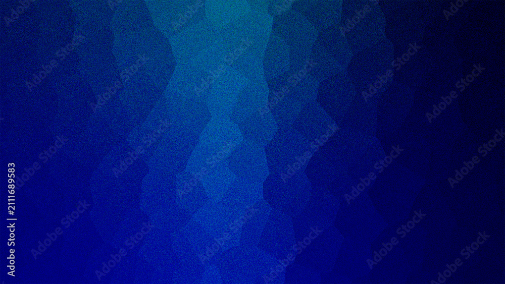 Obraz premium Abstract Blue Grainy Crystallized Mosaic Mosaic Geometric Background