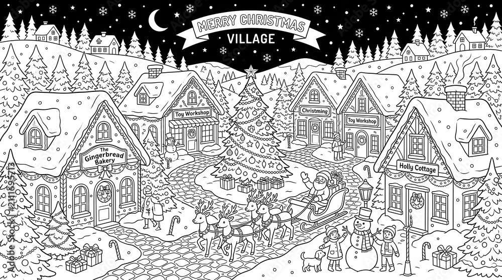 Obraz premium Coloring Page