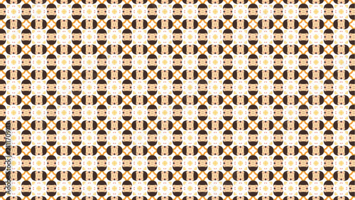 Geometric seamless pattern vector for fashion and textile.