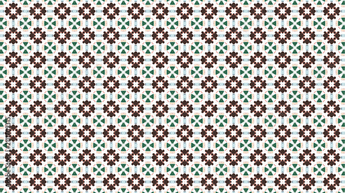 Geometric seamless pattern vector for fashion and textile.