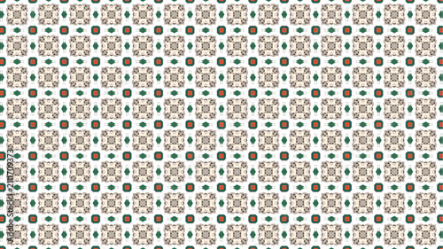 Geometric seamless pattern vector for fashion and textile.