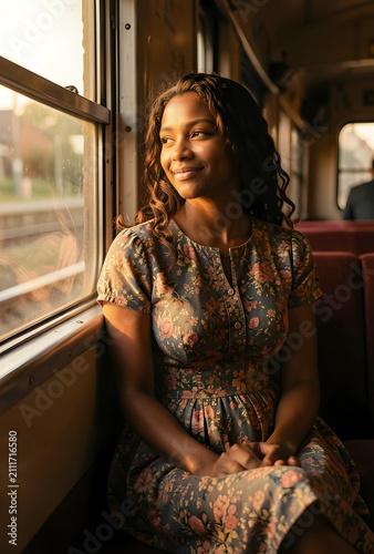 Smiling young african ameri...