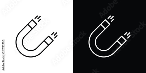 Magnet icon simple illustrations collection