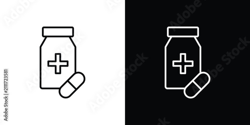 Foto Supplement icon simple illustrations collection