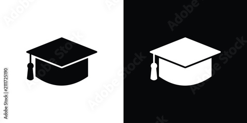 Bild auf Leinwand Education icon simple graphics set
