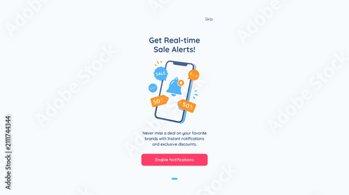 Smartphone with notification alerts.