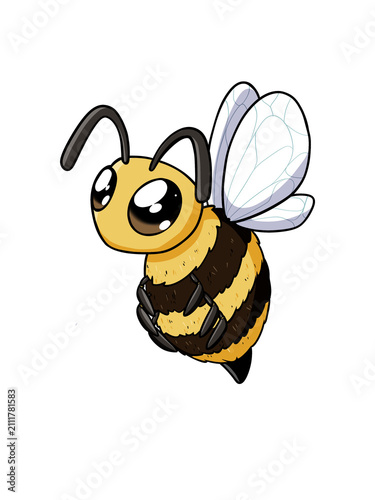 Fotografía Cute bumblebee cartoon kawaii