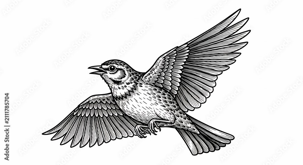 Obraz premium Whispers of Feathered Flight