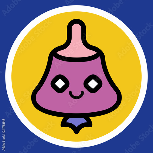 Baby Pacifier Vector Illustration Baby Soother Icon Symbol for Child Care Infant Nursery Web Design and App Button Isolated on White Background
