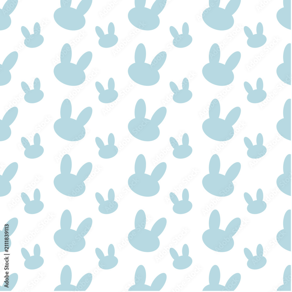 Fototapeta premium Bunny Head Pattern