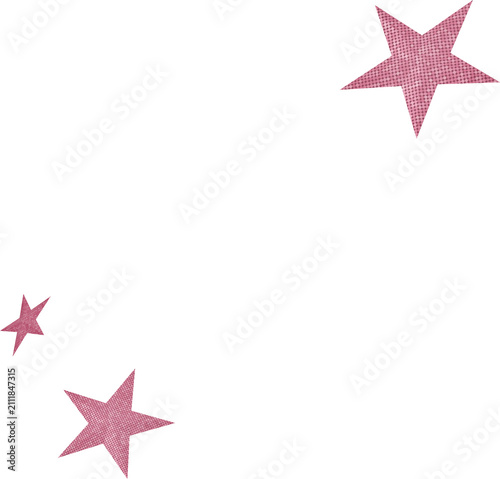 Pink Sparkly Glitter Stars Clipart