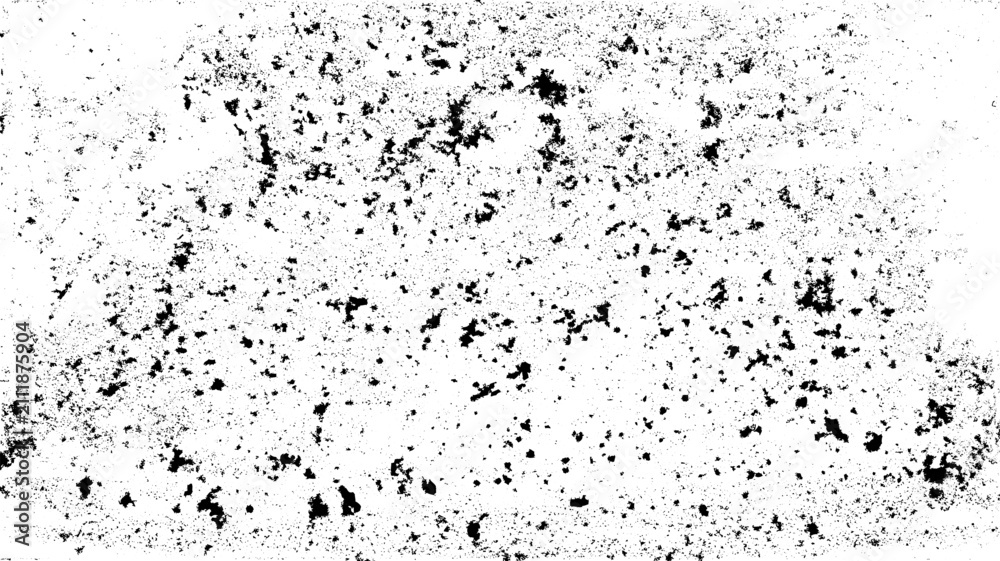 Fototapeta premium Dense Vintage Grunge Texture with Black Distressed Surface Vector Background