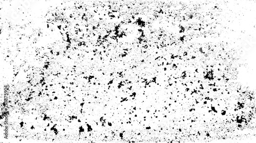 Dense Vintage Grunge Texture with Black Distressed Surface Vector Background