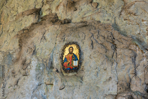Bild auf Leinwand Prohodna Cave, also known as God's  Eyes Cave