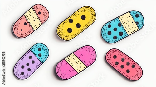 Sticker Design of Band Aid