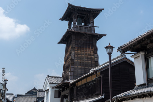 Toki no Kane Bell Tower Above Traditional Kawagoe Street