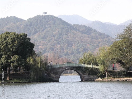 Photography Iconic scenery of West Lake in Hangzhou, China