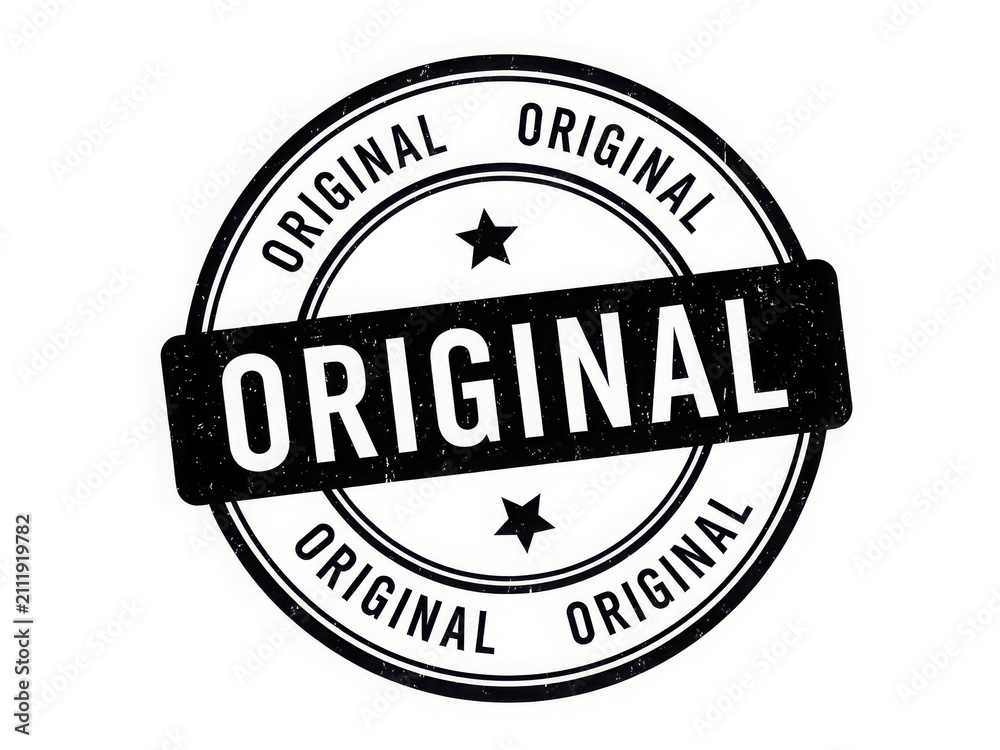 Obraz premium Original vintage rubber stamp seal logo