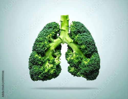 Steaming broccoli close-up with dramatic lighting and swirling vapor, symbolizing healthy nutrition, fresh vegetables, organic food, wellness, and natural cooking concepts.