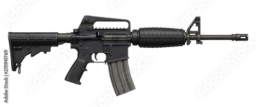 Black Rifle Isolated Transparent Background