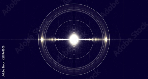 Fotografie stunning white starburst, light, glow, energy, cosmic, technology, research