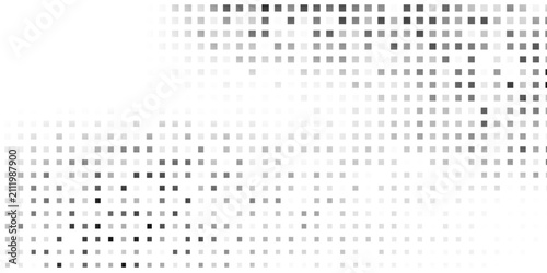 Simple rectangle dotted halftone gradient texture. Vanishing polka dot background modern