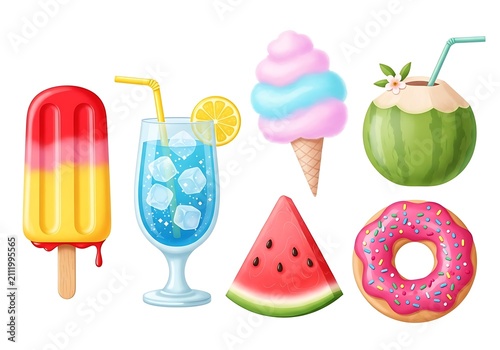 fruit cocktail set