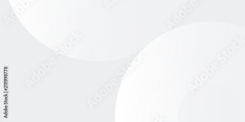 Fotografie White glowing geometric lines on gray background