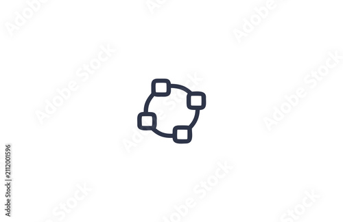 Continuous Process Flow Icon