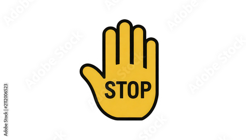 Stop Hand Sign Transparent Background