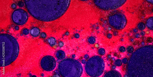 Konstfotografi Abstract Creativity Bursting Through Chaotic Dot Fabric