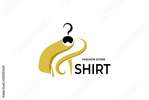 creative tshirt  maker printing industry studio logo with tshirt icon symbol