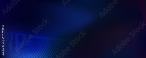 Elegant light waves flowing on a dark background. Minimalist background for banners, posters, covers, brochures, flyers. simple presentation