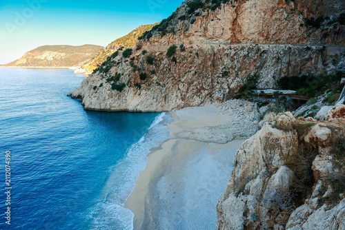 Canvastavla Breathtaking views of Kaputas Beach in Antalya, Turkey during golden hour