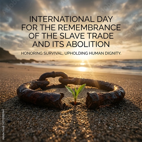 International slave trade remembrance day poster