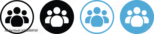 User Group Community Icon Set Collection