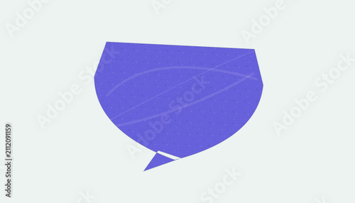 Blue leaf icon with a simple geometric design on a light background