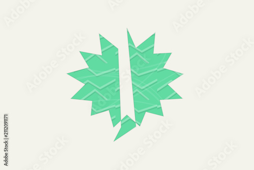 Green tree with leaves and branches in a natural outdoor setting