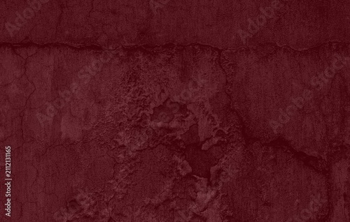 Dark Burgundy Grunge Texture Background with Distressed Concrete Surface